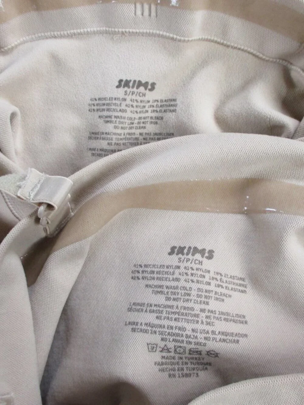 5 Pieces Skims Shapewear Lot Womens S/M Wholesale Resell Beige Black Clay NWOT - Picture 6 of 8